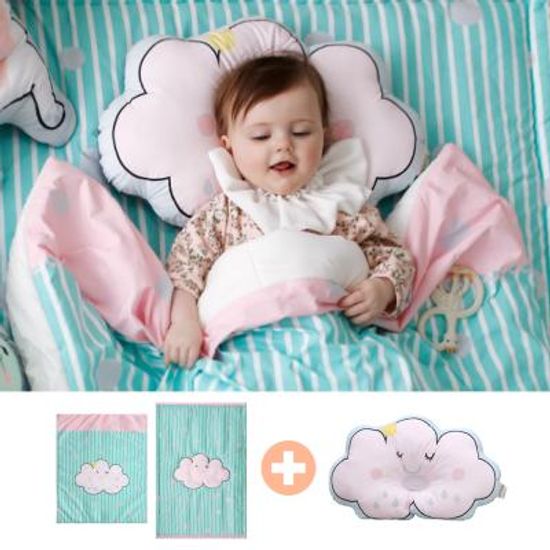 [보니타베베]드림 침구 2종(이불+패드)+짱구베개 세트