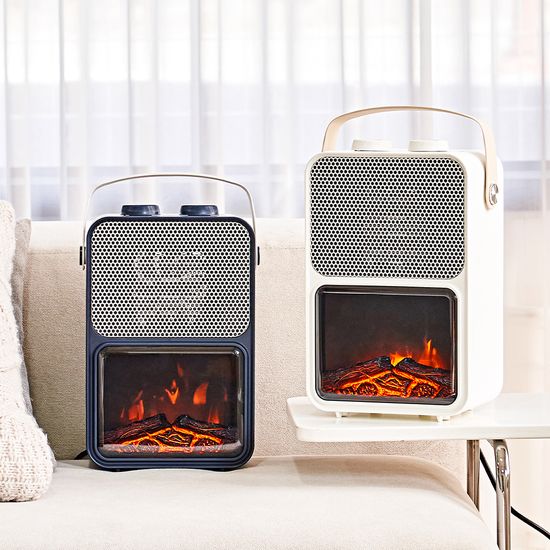 마이템 스테어 불멍 감성 히터 (네이비/화이트)