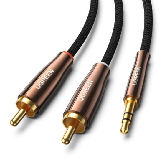 유그린 프리미엄 3.5mm 스테레오 to 2 RCA 케이블