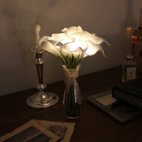 [via k studio] 화이트카라부케 LED 무드등