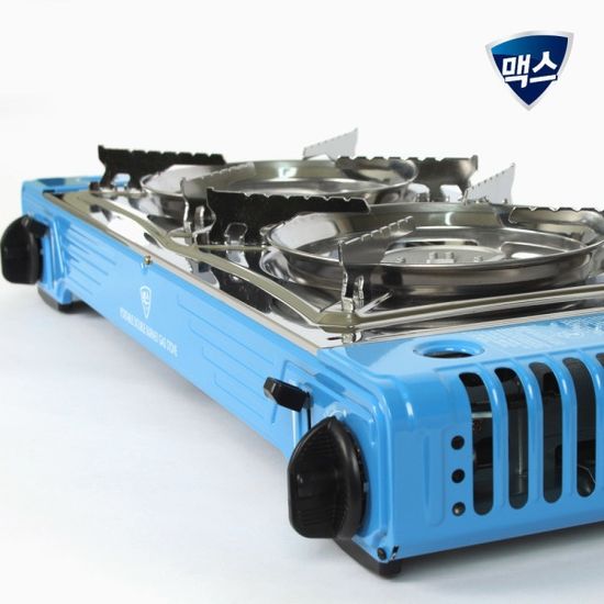 맥스투버너 휴대용가스버너 부르스타 2구 가스레인지