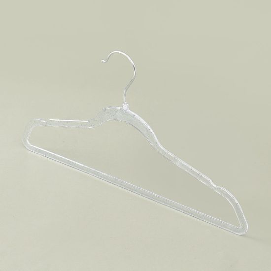 리빙룸 라운드 옷걸이 10p세트(실버펄) 옷가게옷걸이