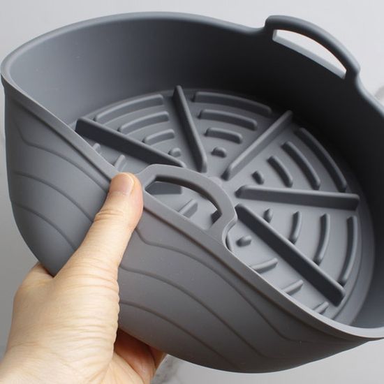 국내생산 실리콘 에어프라이어 용기 22cm 3color