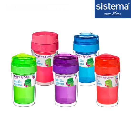 [시스테마] 투고 트위스트 이중 텀블러 315ml (5color