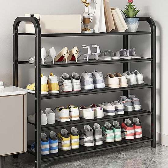신발장 화분진열대 메쉬 철제 수납 선반 5단
