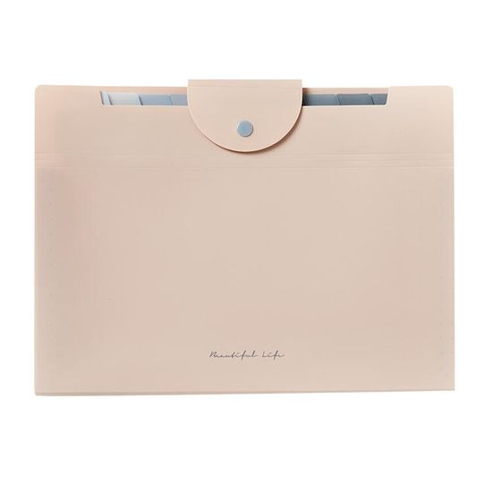 아트박스 12포켓 파일 핑크블루