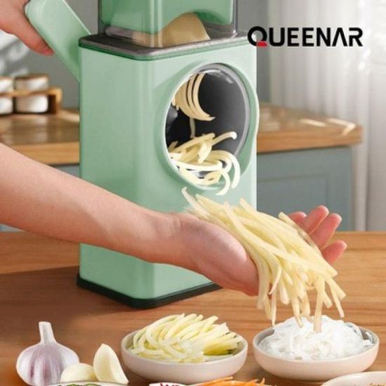10초만에 채써는 대용량 만능 채칼 퀸나 3in1