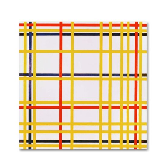 몬드리안 - 뉴욕 시티 New York City, 캔버스 액자