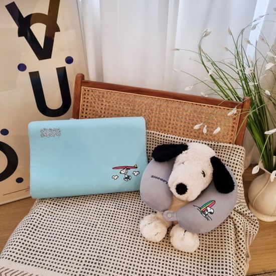 스누피 서핑 컨투어 메모리폼베개