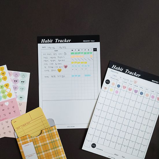 Iciel Habit tracker (A5) 100day 해빗트래커 