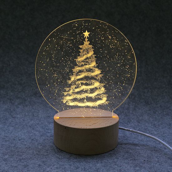 [도토로] LED 크리스마스 트리 아크릴 무드등