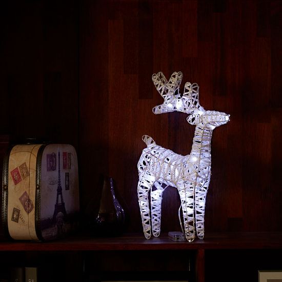 LED 무드등 사슴 40cm 인테리어 소품 크리스마스