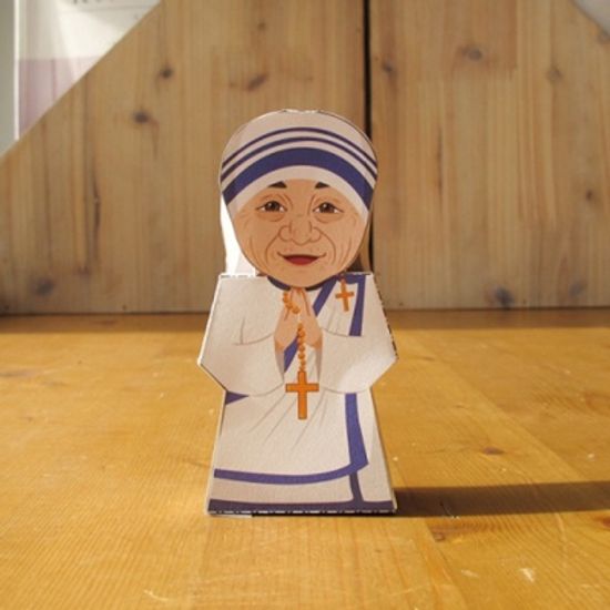 테레사수녀_세계인물페이퍼토이4탄