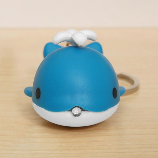 고래 손전등 열쇠고리 / 고래사운드 미니 가방고리