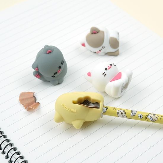 핑크풋 냥냥피규어연필깎이