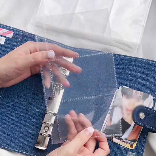 수앙스튜디오 6공 바인더 3단 양면 리필 속지 (10매)