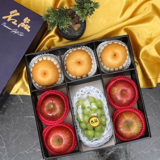 [자연예서] 명품 혼합 1호 과일선물세트(사과4+배3+샤