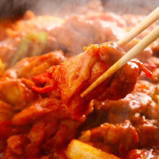 국내산 닭고기로 만든 춘천 양념 닭갈비 500g