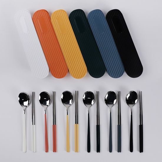 무소음 위생 수저 케이스 세트 6color 택1