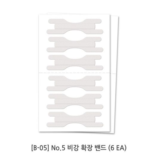 비강확장기 패치(6매) 투명 코호흡 코골이 코 밴드