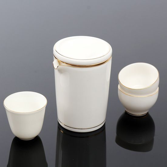 [순수] 차생활 휴대용 다기세트(3인) (골드림V)