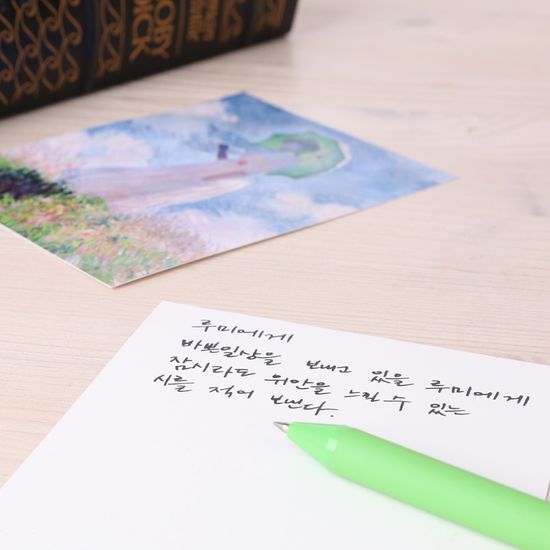 북키스 명화카드 클로드 모네 그림 감성 엽서