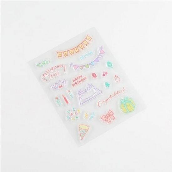 [BGM]다꾸-클리어 스탬프(파티)/BT-CS048