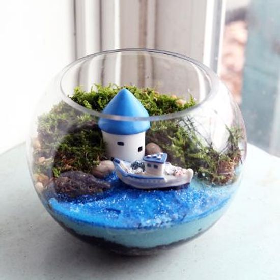 등대(M) 이끼테라리움 미니화분 피규어 취미DIY키트