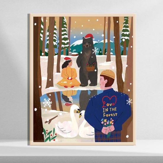 고백하는 날, 이쿵 그림 인테리어 거실 액자