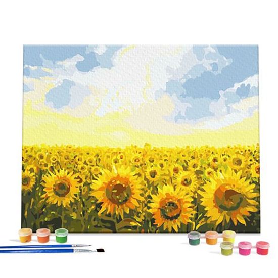 DIY 명화 그림그리기 세트 황금빛 해바라기 40x50
