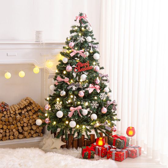 그린 파인트리 리본장식 풀세트 (150cm 전구포함)