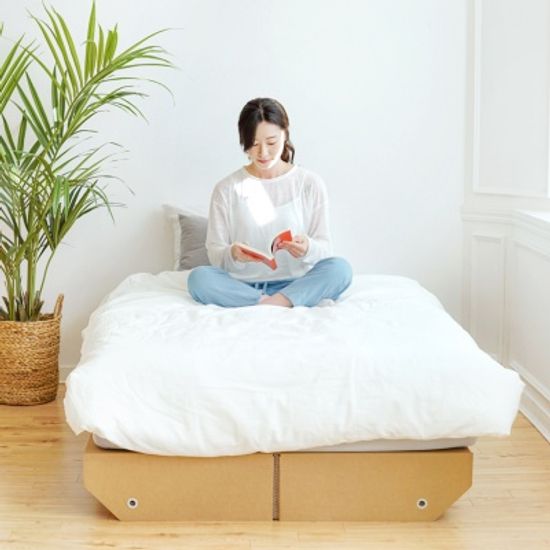 종이 침대프레임 보리(슈퍼싱글/퀸/킹)