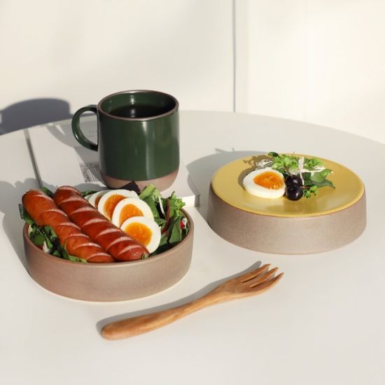 포보 국산 양면 굽접시, 디저트접시 3color 택1p