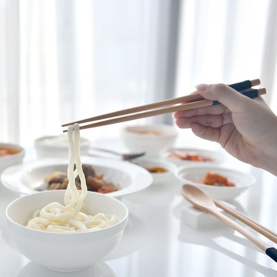 디유 옻칠 나무 수저세트_2인 숟가락 젓가락 세트