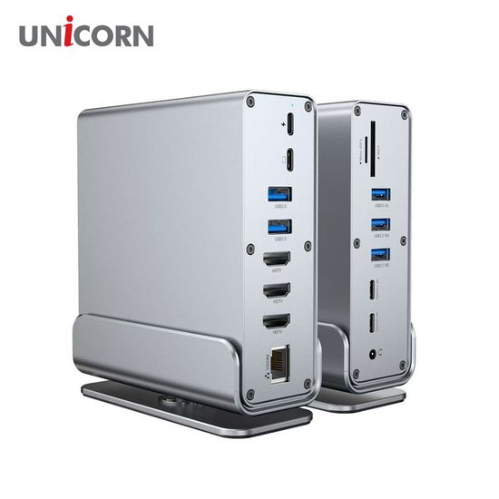 유니콘 C타입 16in1 멀티허브 도킹스테이션 10G 100W 