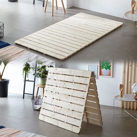 [보루네오]원목DIY 2단 접이식깔판 (수퍼싱글)OT036