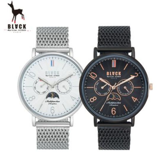 [블랙마틴싯봉] 남성 메탈 손목시계 BKM1648M