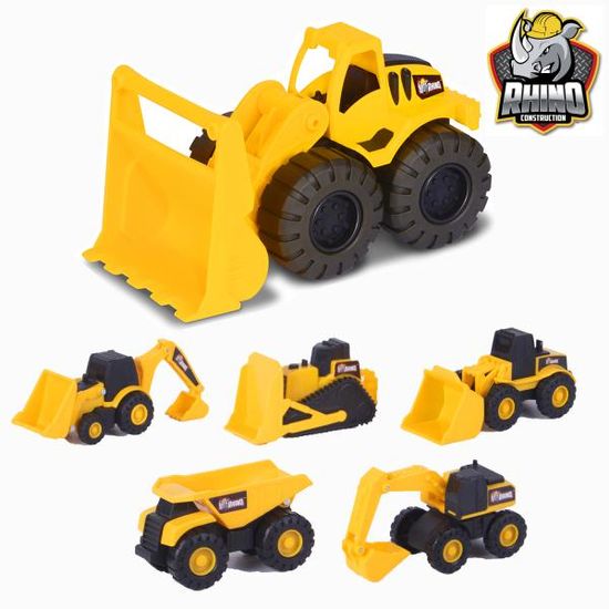[라이노] 모래놀이 중형 불도저+미니 5p