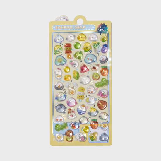 아트박스 본본 드롭 3D 스티커_삐약이의 아침