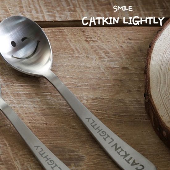 스마일 캣킨라이틀리 아동스푼 1p