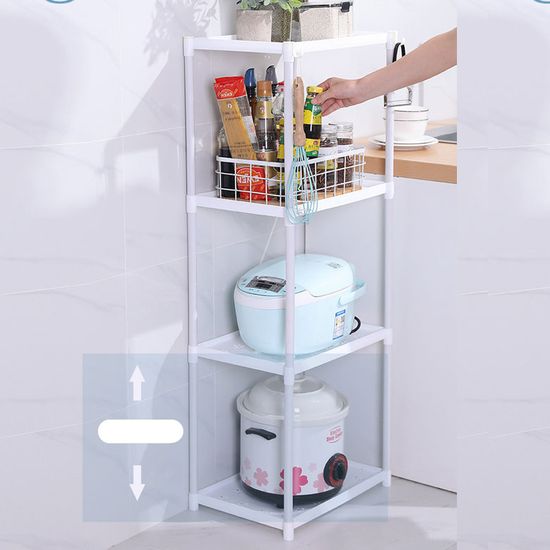 4단 다용도 주방 정리 씽크 싱크 대 선반 수납 장