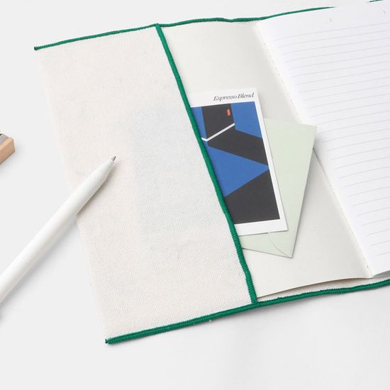 미소 자수 캔버스 북커버 (사은품증정)