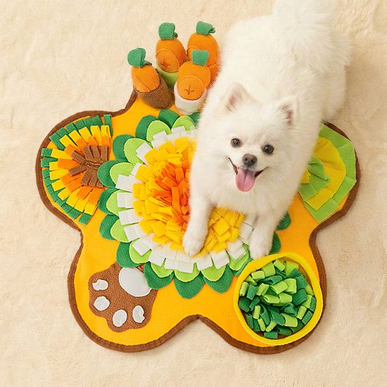 딸기밭 플라워 강아지 노즈워크 장난감 LDG-NW02S