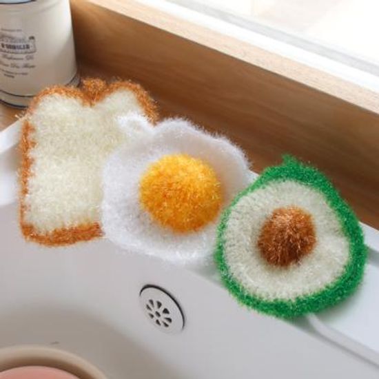 브런치 수세미 3type