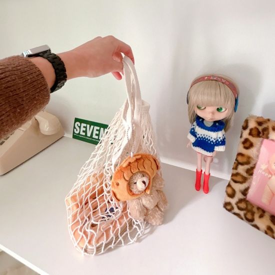 붕어빵 볼터치 곰돌이 인형 키링(2종)