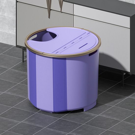 스파세상 접이식 욕조(B)(퍼플)