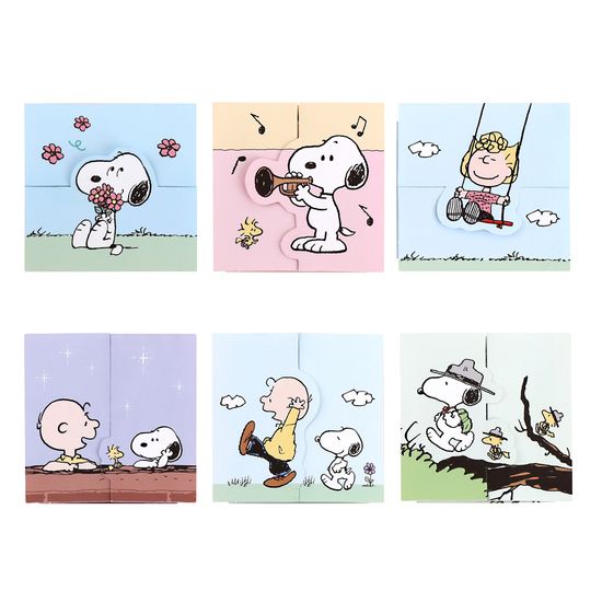 피너츠 도무송 카드 (6 option)