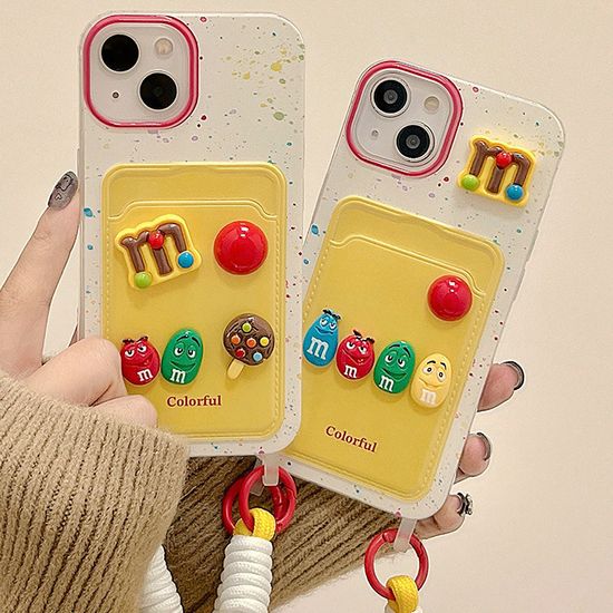 갤럭시 s24 s23 + 울트라 캐릭터 카드 스트랩 케이스