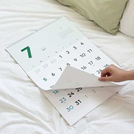 2026 비기닝 심플 벽걸이 캘린더 1단