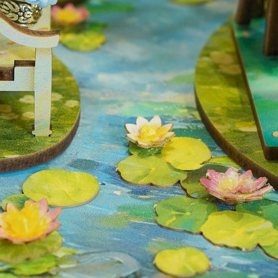 핸즈크라프트 DIY 미니어처 북엔드 북눅 지베르니가든